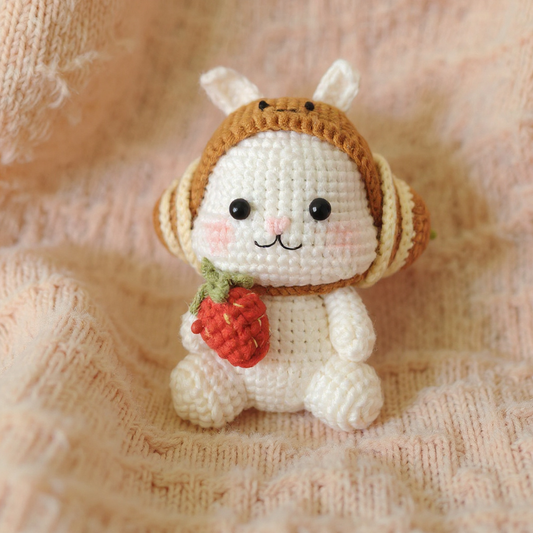 Art to Yarn - Croissant Bunny 🥐🐰