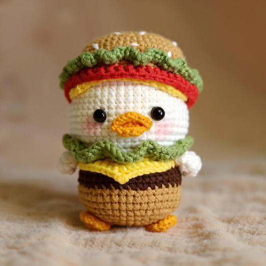Art to Yarn - Baby Burger Duck 🍔